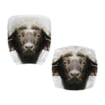 Bull Portrait Print Office Chair Cover