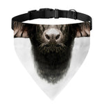 Bull Portrait Print Over The Collar Dog Bandana