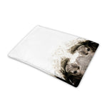 Bull Portrait Print Pet Cooling Mat Cover