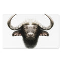 Bull Portrait Print Polyester Doormat