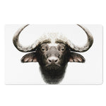 Bull Portrait Print Polyester Doormat