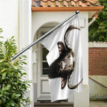 Bull Portrait Print Polyester Flag