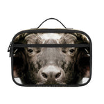 Bull Portrait Print Portable Lunch Bag