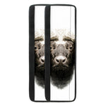 Bull Portrait Print Refrigerator Handle Covers