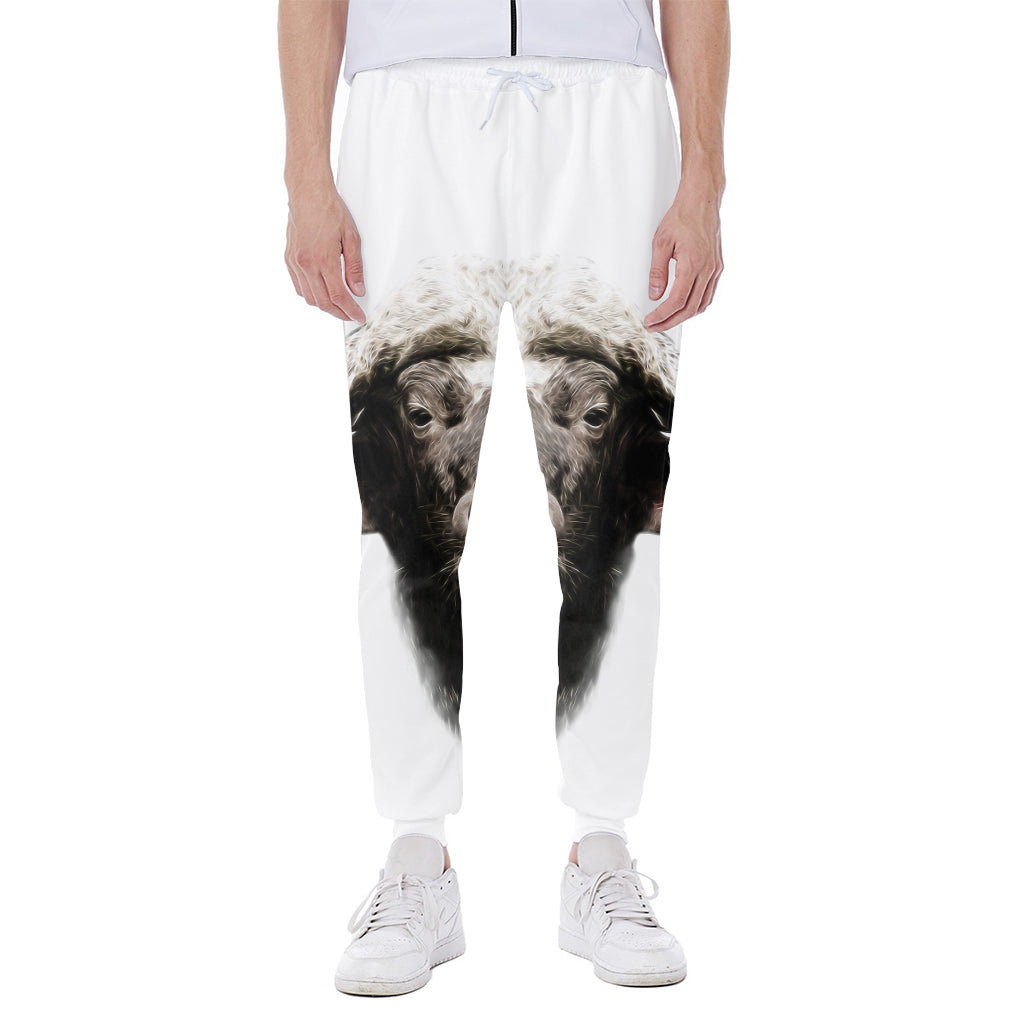 Bull Portrait Print Scuba Joggers