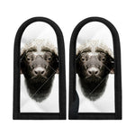 Bull Portrait Print Skillet Handle Cover