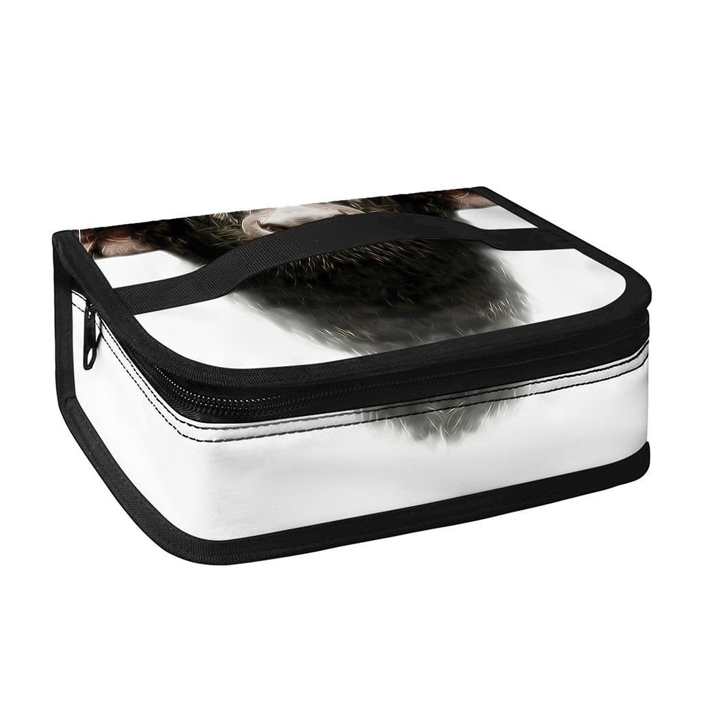 Bull Portrait Print Small Lunch Bag