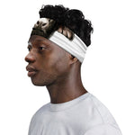 Bull Portrait Print Sports Headband
