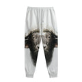 Bull Portrait Print Sweatpants