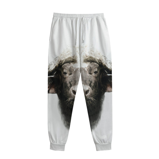 Bull Portrait Print Sweatpants