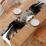 Bull Portrait Print Table Runner