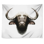 Bull Portrait Print Tapestry