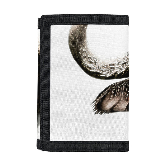 Bull Portrait Print Trifold Wallet