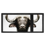 Bull Portrait Print Trifold Wallet