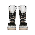Bull Portrait Print Winter Boots
