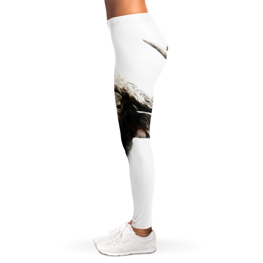 Bull Portrait Print Women's Leggings