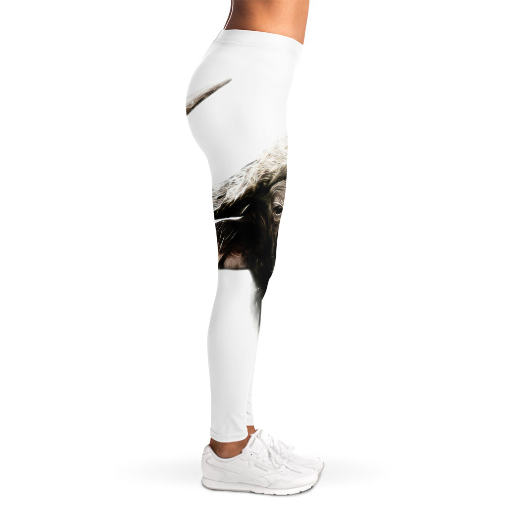 Bull Portrait Print Women's Leggings