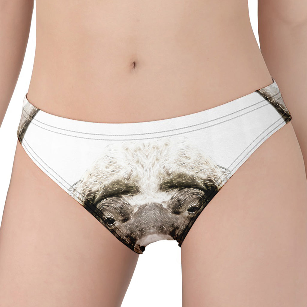 Bull Portrait Print Women's Panties