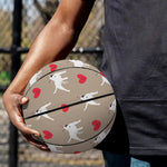 Bull Terrier Heart Pattern Print Basketball
