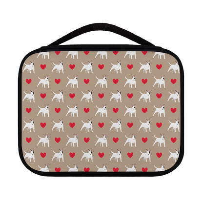 Bull Terrier Heart Pattern Print Classic Bible Case