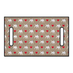Bull Terrier Heart Pattern Print Golf Cart Seat Cover