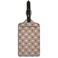 Bull Terrier Heart Pattern Print Luggage Tag