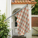 Bull Terrier Heart Pattern Print Polyester Flag