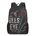 Bullseye Darts Print 17 Inch Backpack