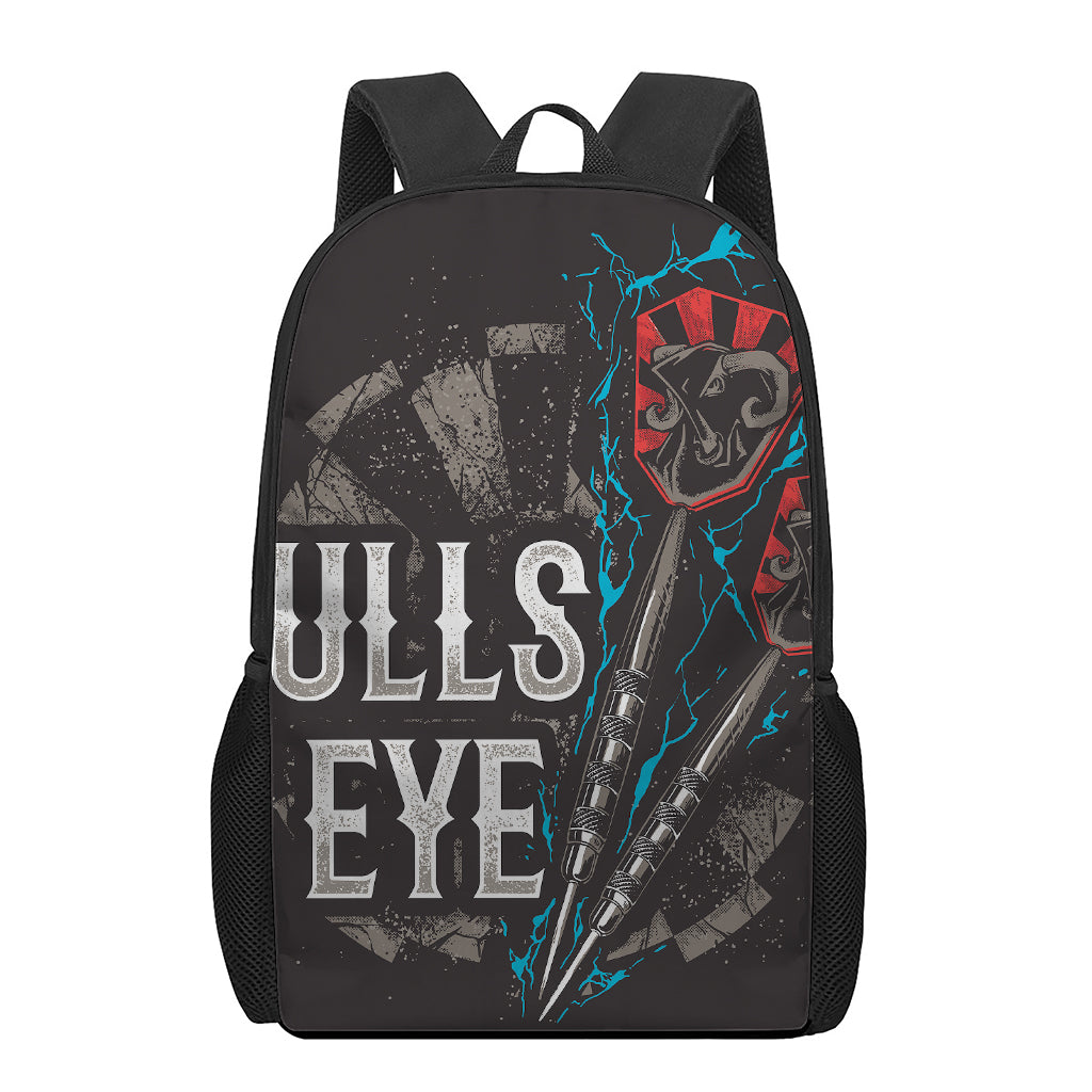 Bullseye Darts Print 17 Inch Backpack