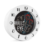 Bullseye Darts Print Alarm Clock