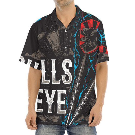 Bullseye Darts Print Aloha Shirt