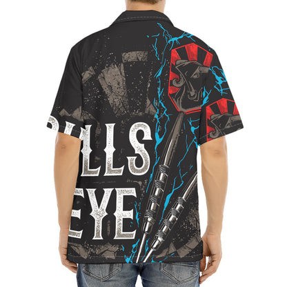 Bullseye Darts Print Aloha Shirt