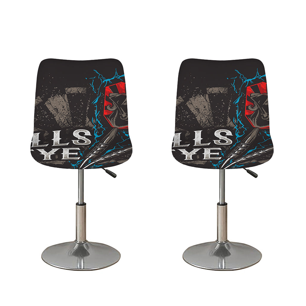 Bullseye Darts Print Bar Stool Covers
