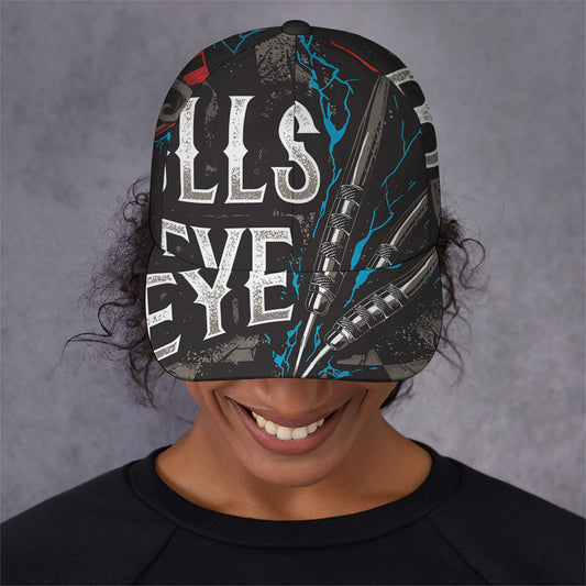 Bullseye Darts Print Baseball Cap