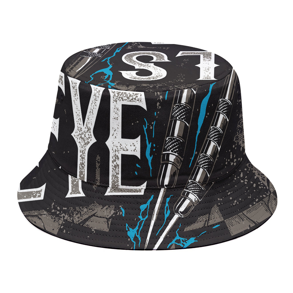 Bullseye Darts Print Bucket Hat