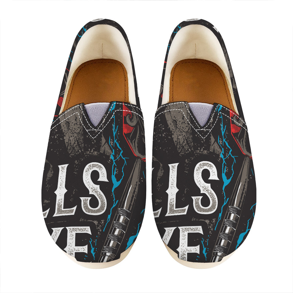 Bullseye Darts Print Casual Shoes