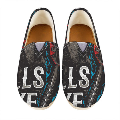 Bullseye Darts Print Casual Shoes