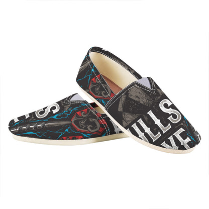 Bullseye Darts Print Casual Shoes