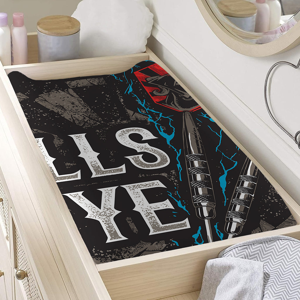 Bullseye Darts Print Changing Pad Cover