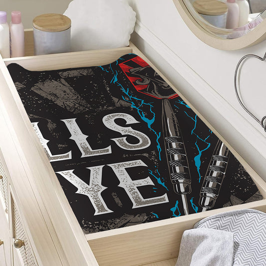 Bullseye Darts Print Changing Pad Cover