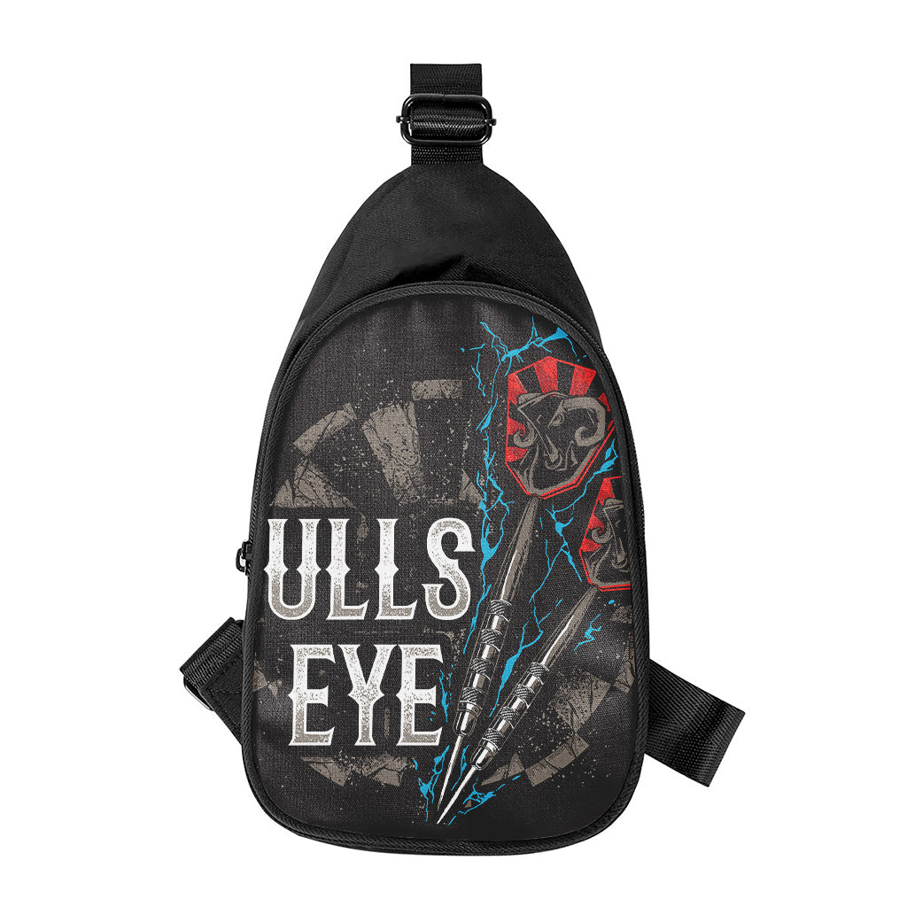 Bullseye Darts Print Chest Bag