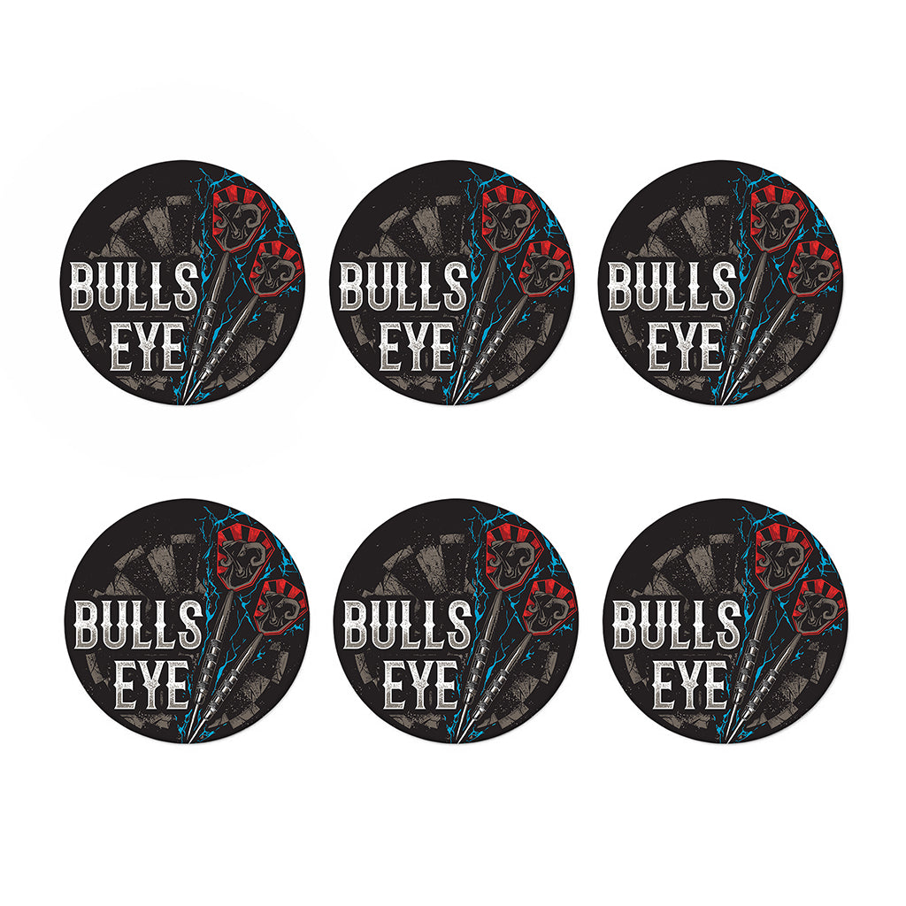 Bullseye Darts Print Coaster Set