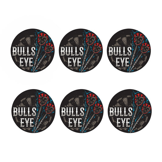 Bullseye Darts Print Coaster Set