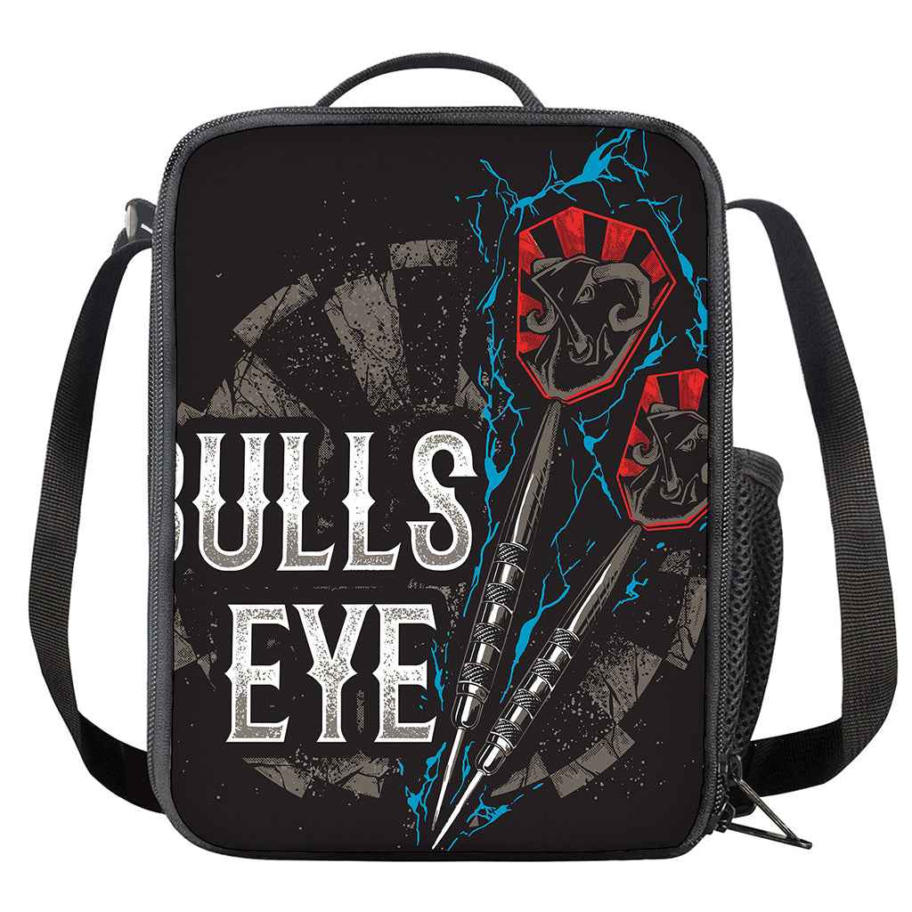 Bullseye Darts Print Crossbody Lunch Bag