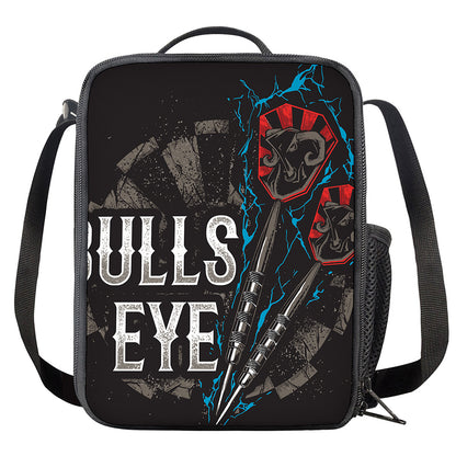 Bullseye Darts Print Crossbody Lunch Bag