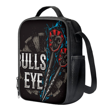 Bullseye Darts Print Crossbody Lunch Bag