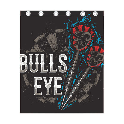 Bullseye Darts Print Curtain