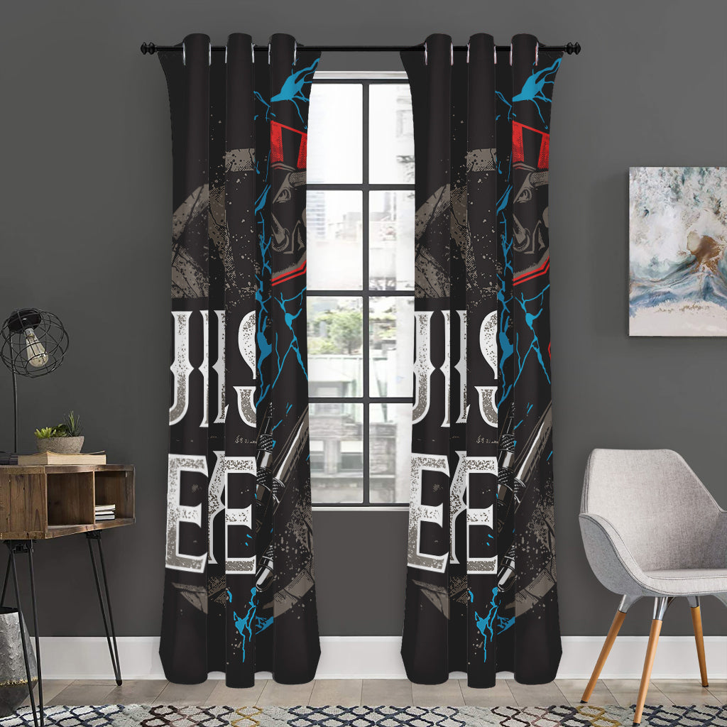 Bullseye Darts Print Curtain