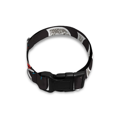 Bullseye Darts Print Dog Collar