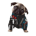 Bullseye Darts Print Dog Zip Up Jacket
